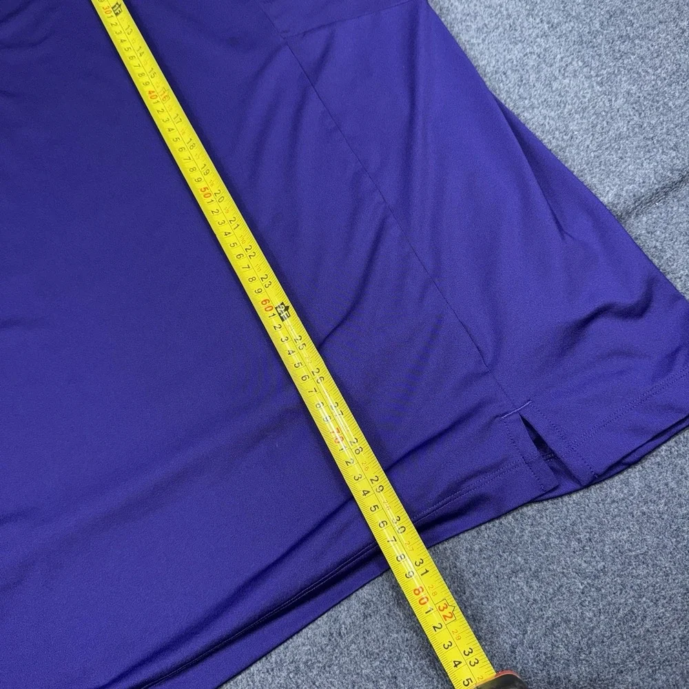 Adidas ECU Pirates Polo Shirt Purple Climalite 2XL East Carolina University